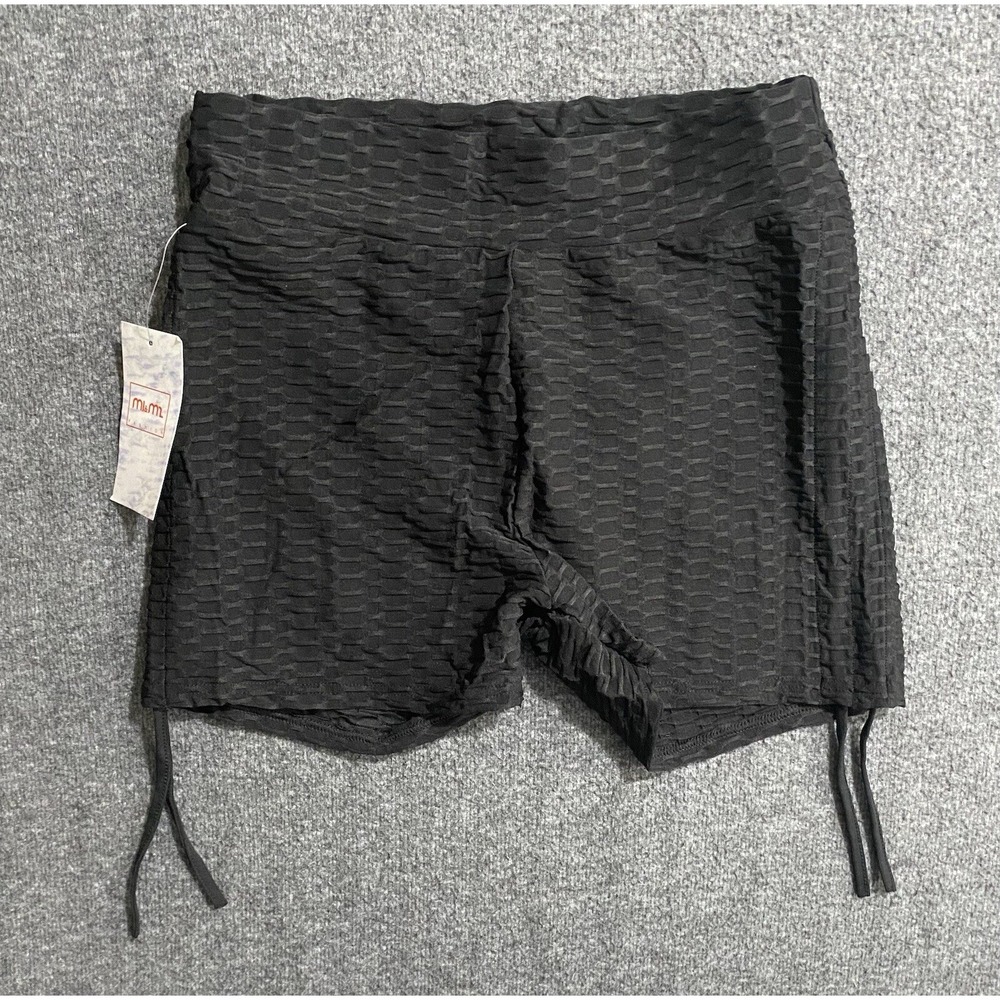 M1-M2 Summer Yoga Short Leggings Pants Push Up Sports Booty Gym Leggings Size XL